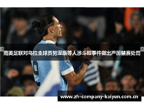 南美足联对乌拉圭球员努涅斯等人涉斗殴事件做出严厉禁赛处罚 南美足联对乌拉圭球员努涅斯等人涉斗殴事件做出严厉禁赛处罚
